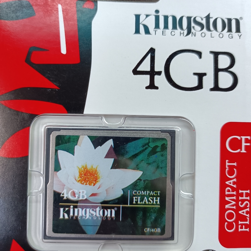Kingston 4 GB Compact Flash Card NEW SEALED